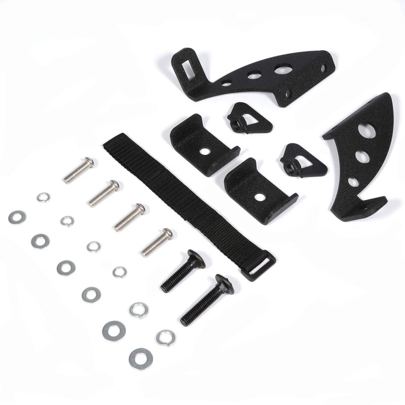 EnRand Hi Lift Jack Mount Hood Hinge/Door Hinge Bracket for Jeep Wrangler 2007-2022 JK JL Unlimited 2/4 Doors - Image 2